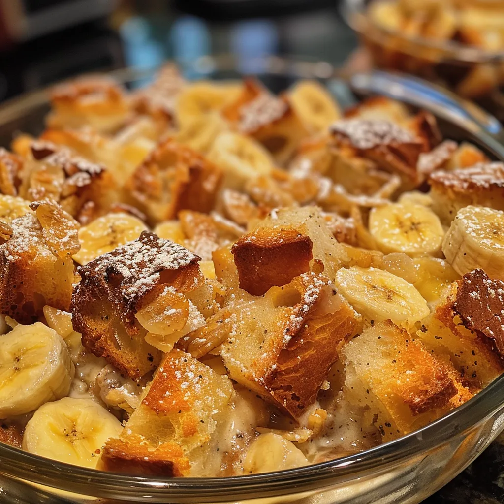 Banana Bread Pudding
