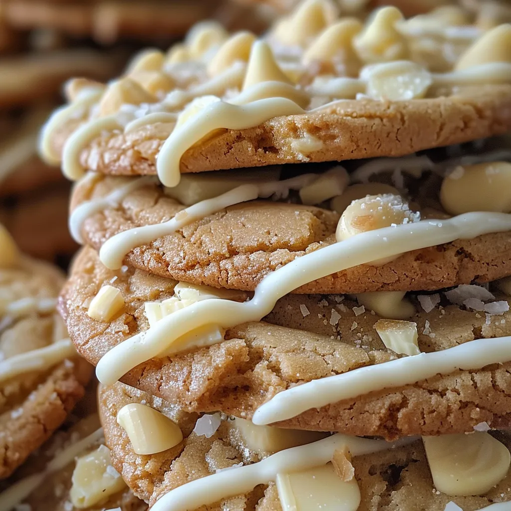 White Chocolate Dipped Chewy Maple Cookies for Christmas