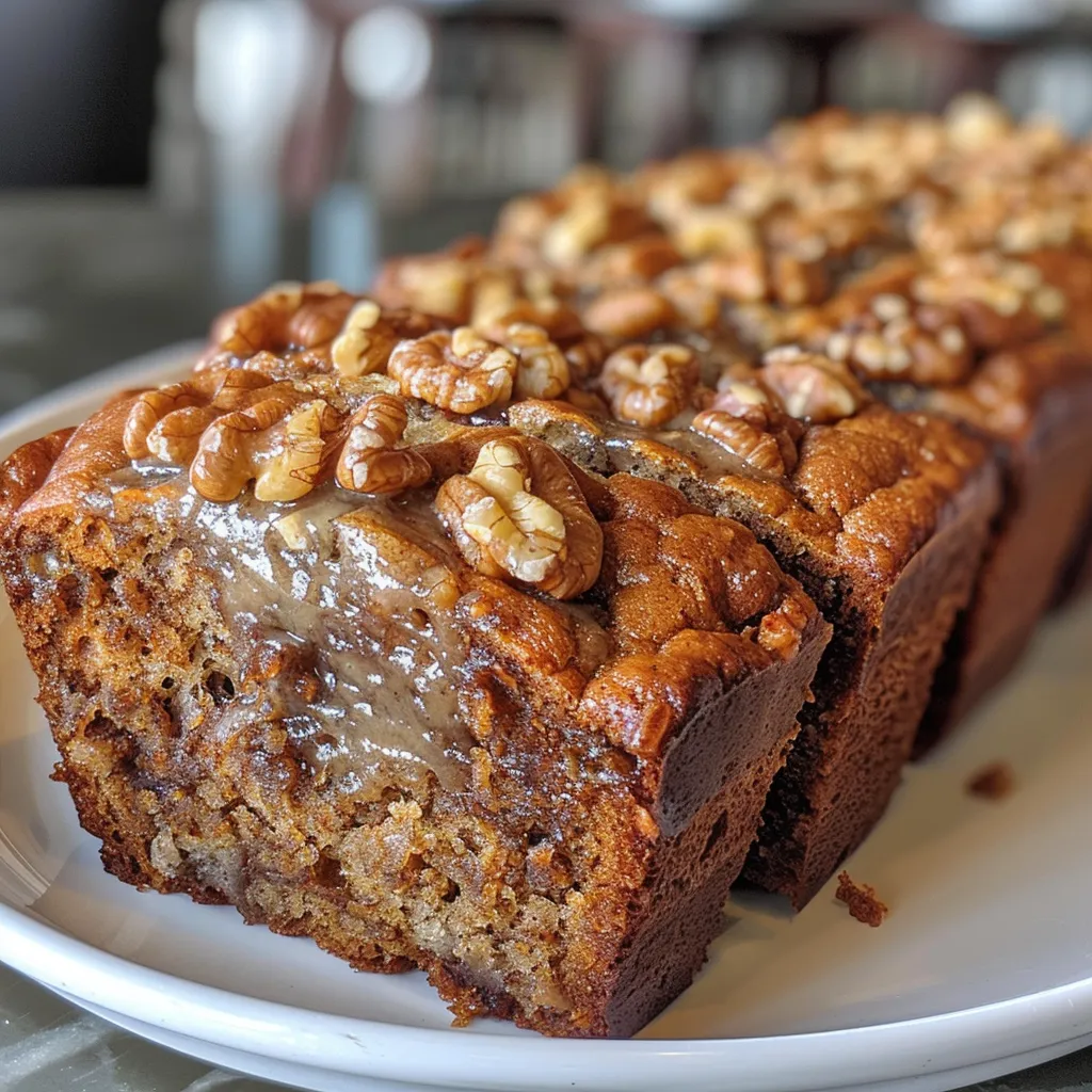 Banana Loaf with Walnuts