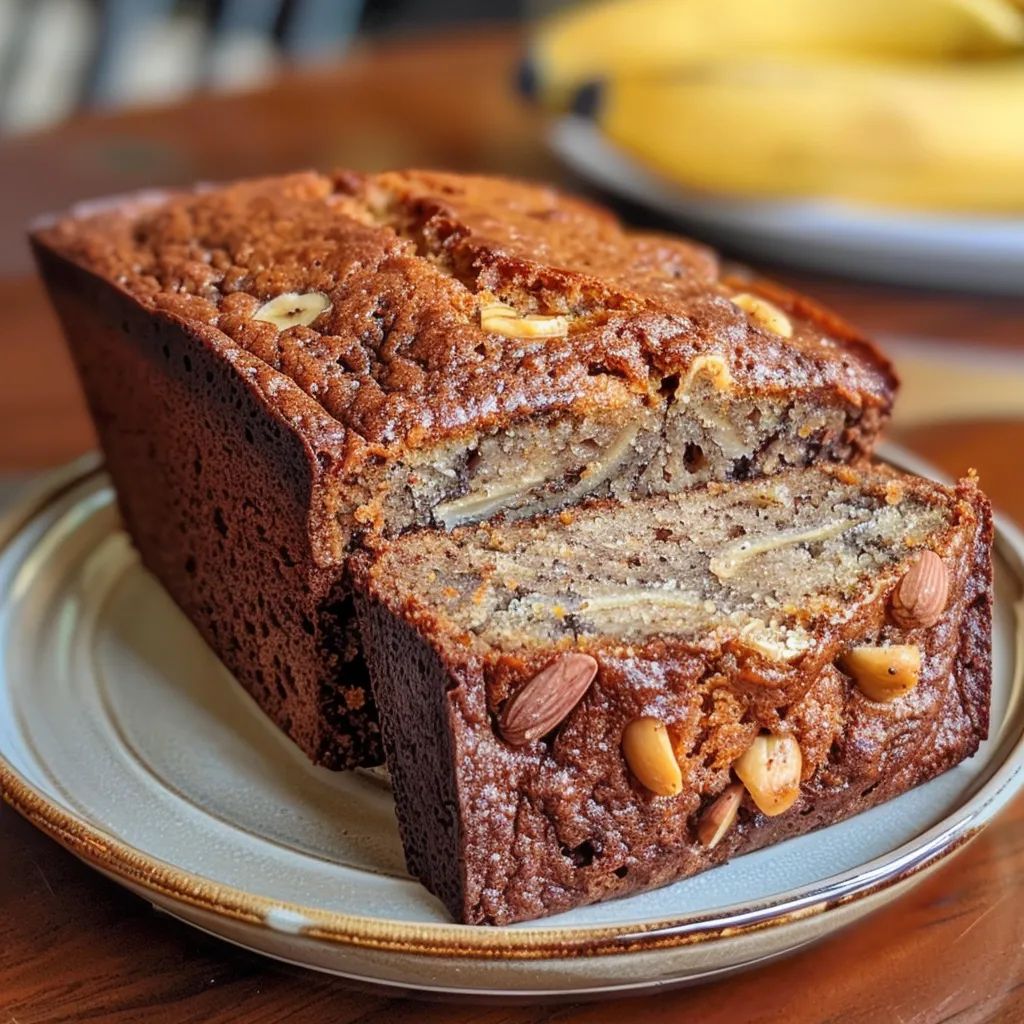 Moist Banana Bread Recipe with 3 Ripe Bananas-Blissful Bite