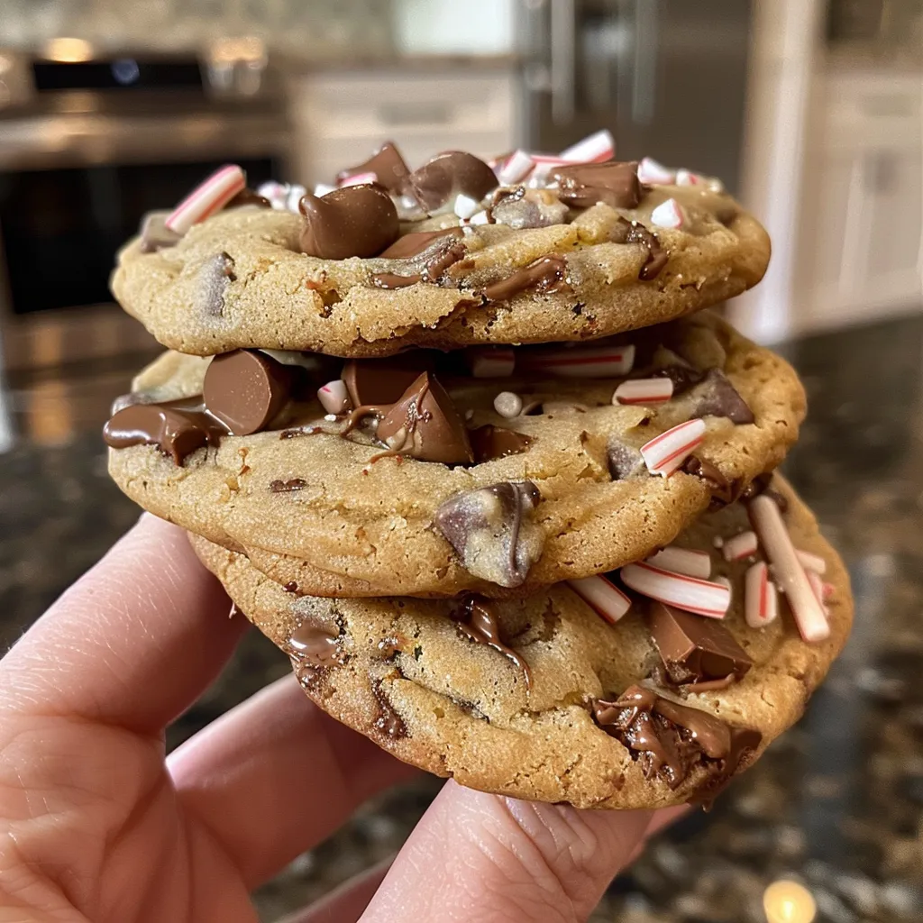 Peppermint Chocolate Chip Cookies