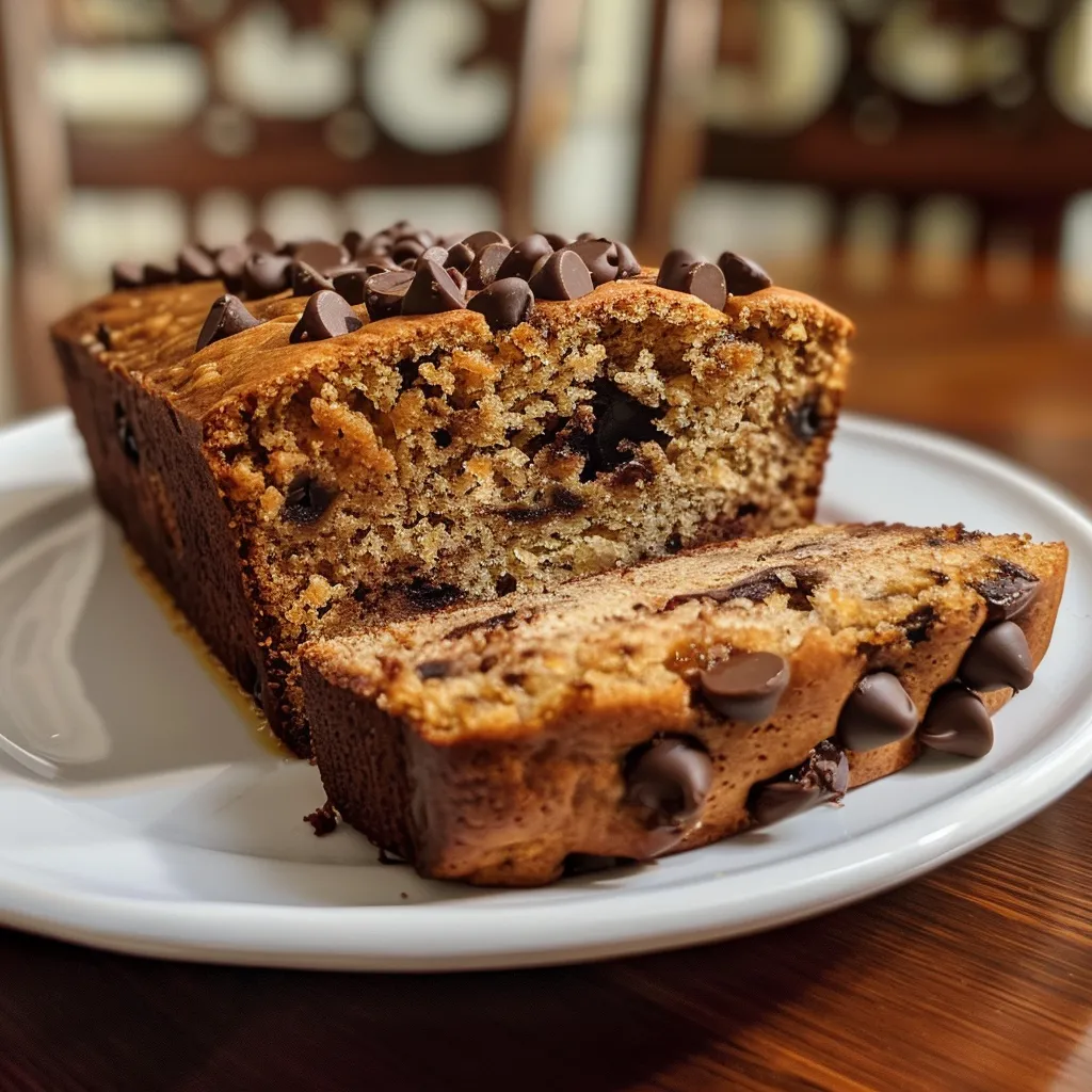 Banana Bread Recipe with Chocolate Chips