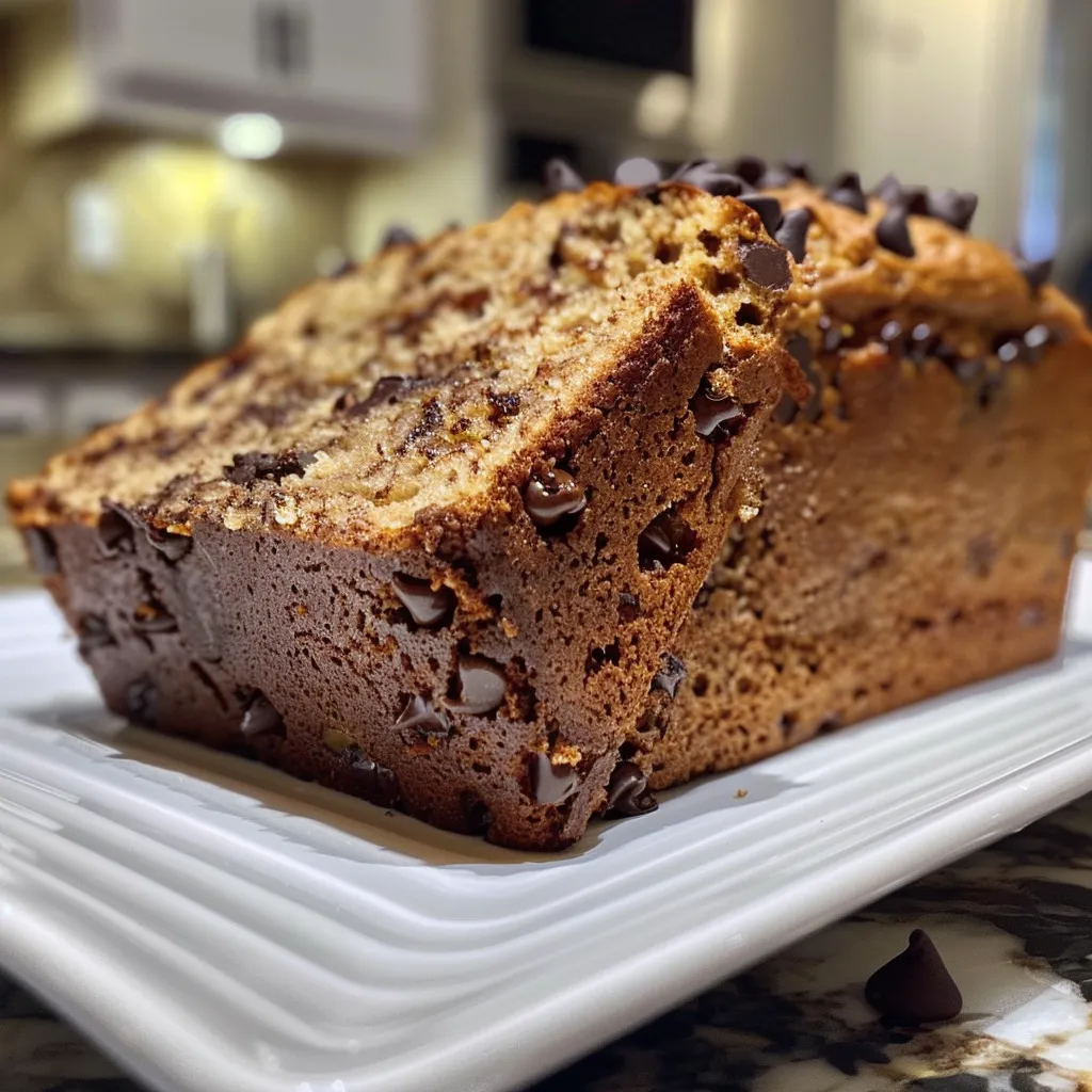Irresistible Super Moist Chocolate Chip Banana Bread