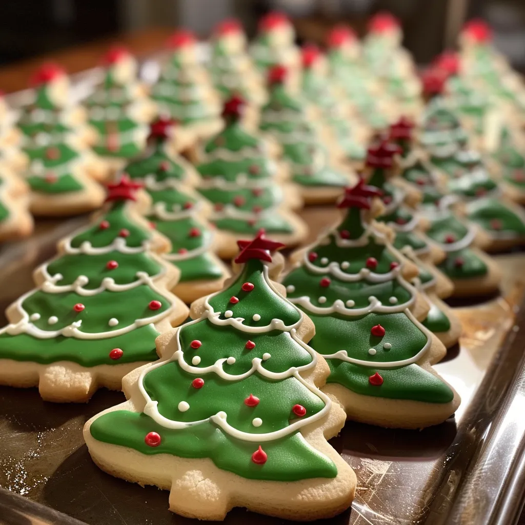 Christmas Tree Sugar Cookies