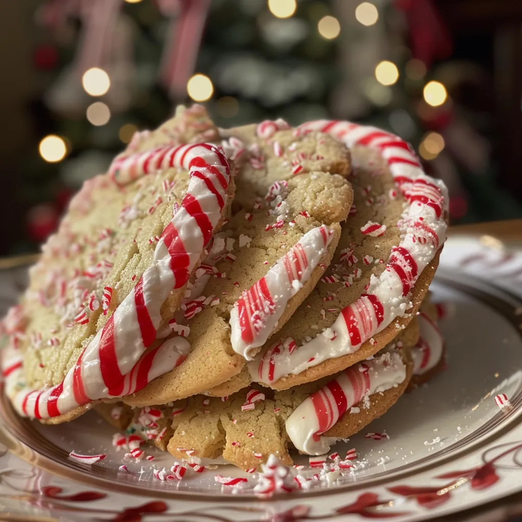 Candy cane cookies!