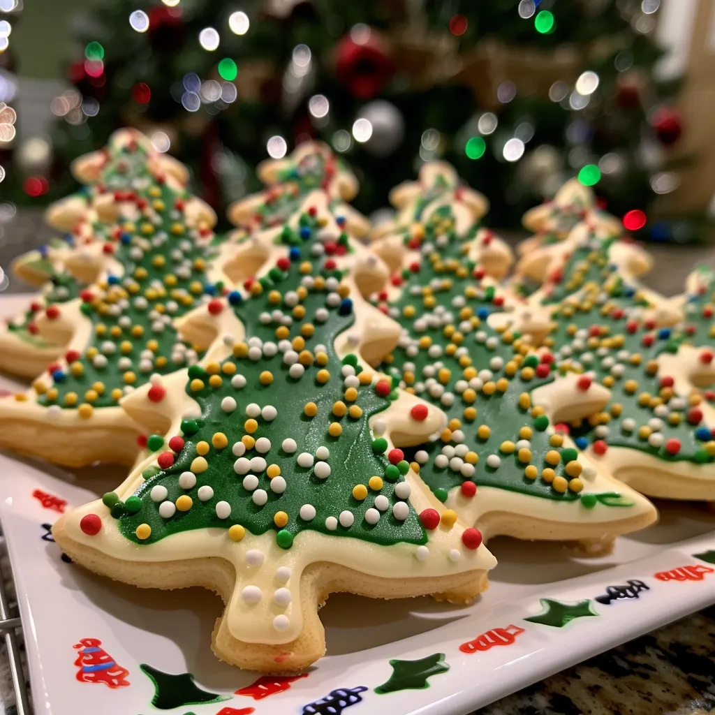 Easy & Delicious Christmas Tree Cookies Decorated Recipe