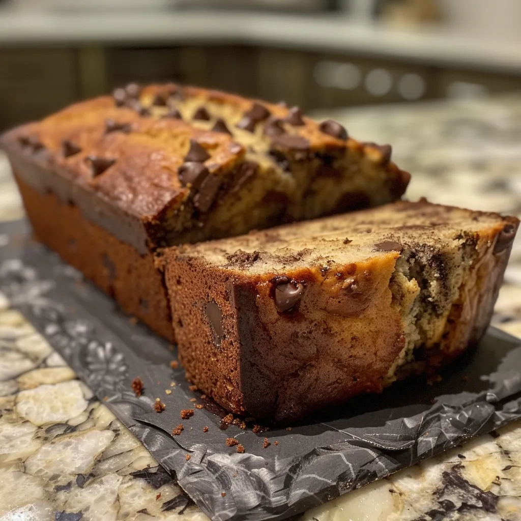 Banana Bread Recipe with Chocolate Chips