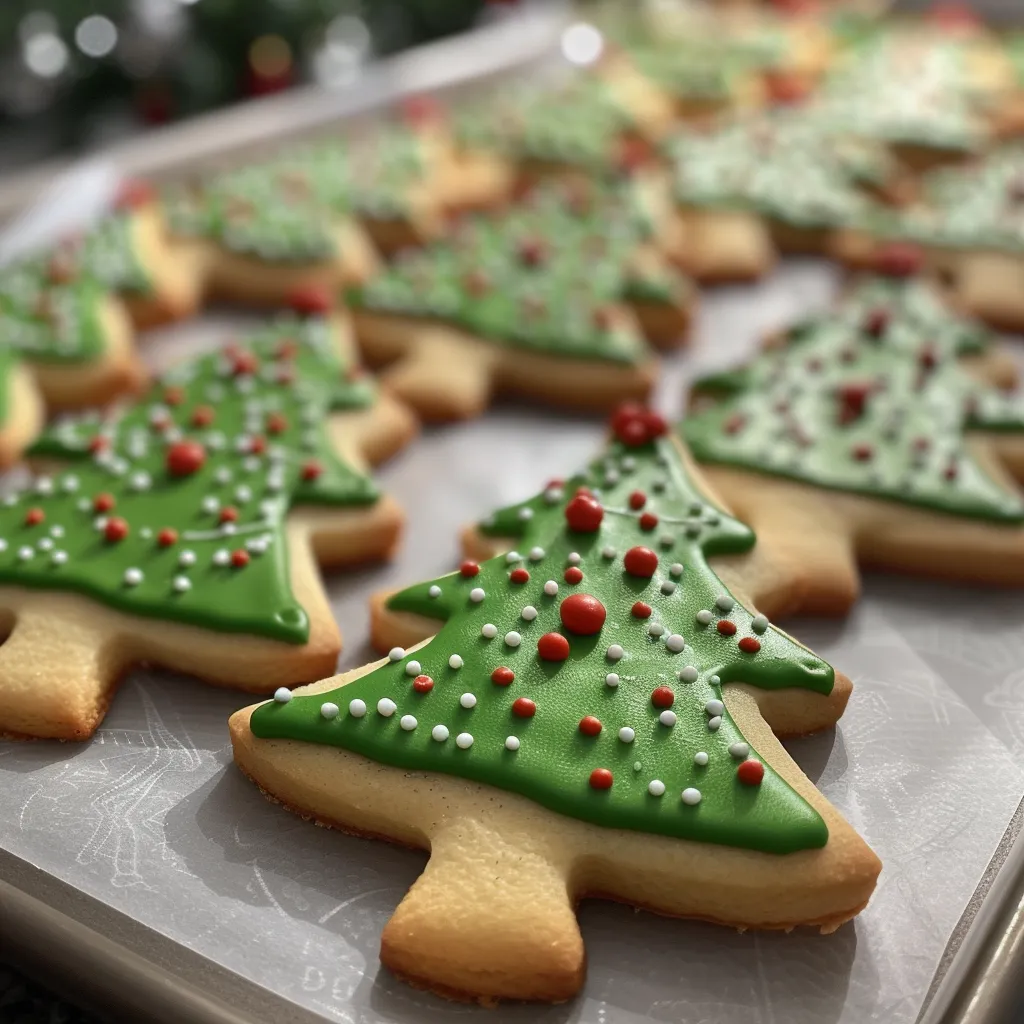 Easy & Delicious Christmas Tree Cookies Decorated Recipe