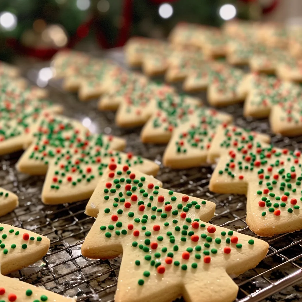 Christmas Tree Sugar Cookies