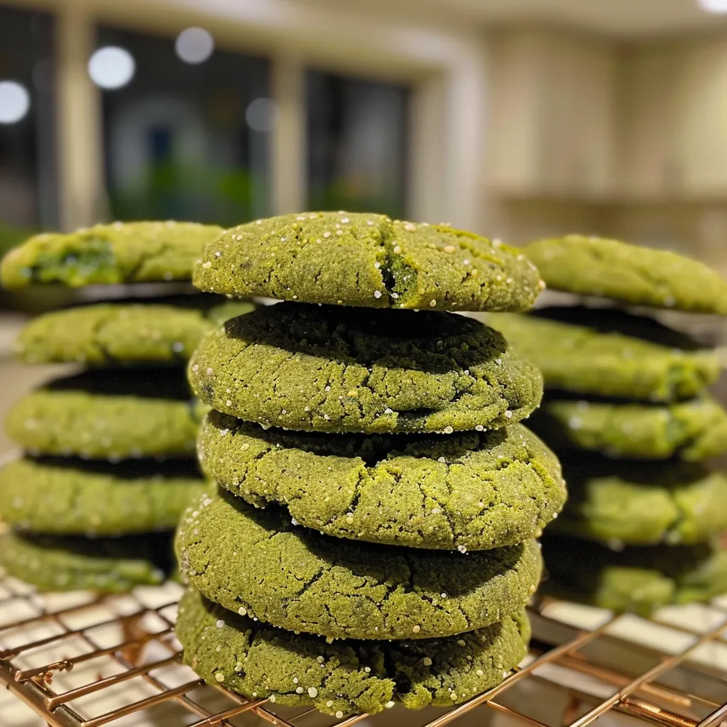 Delightful Green Cookies for a Festive Holiday Treat