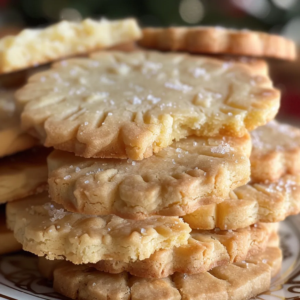 Whipped Shortbread Cookies
