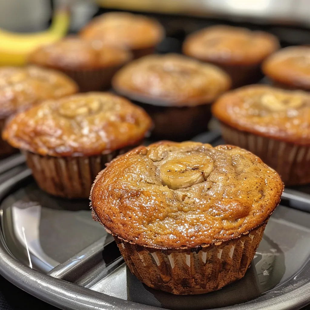 Soft & Sweet Banana Muffins for Breakfast