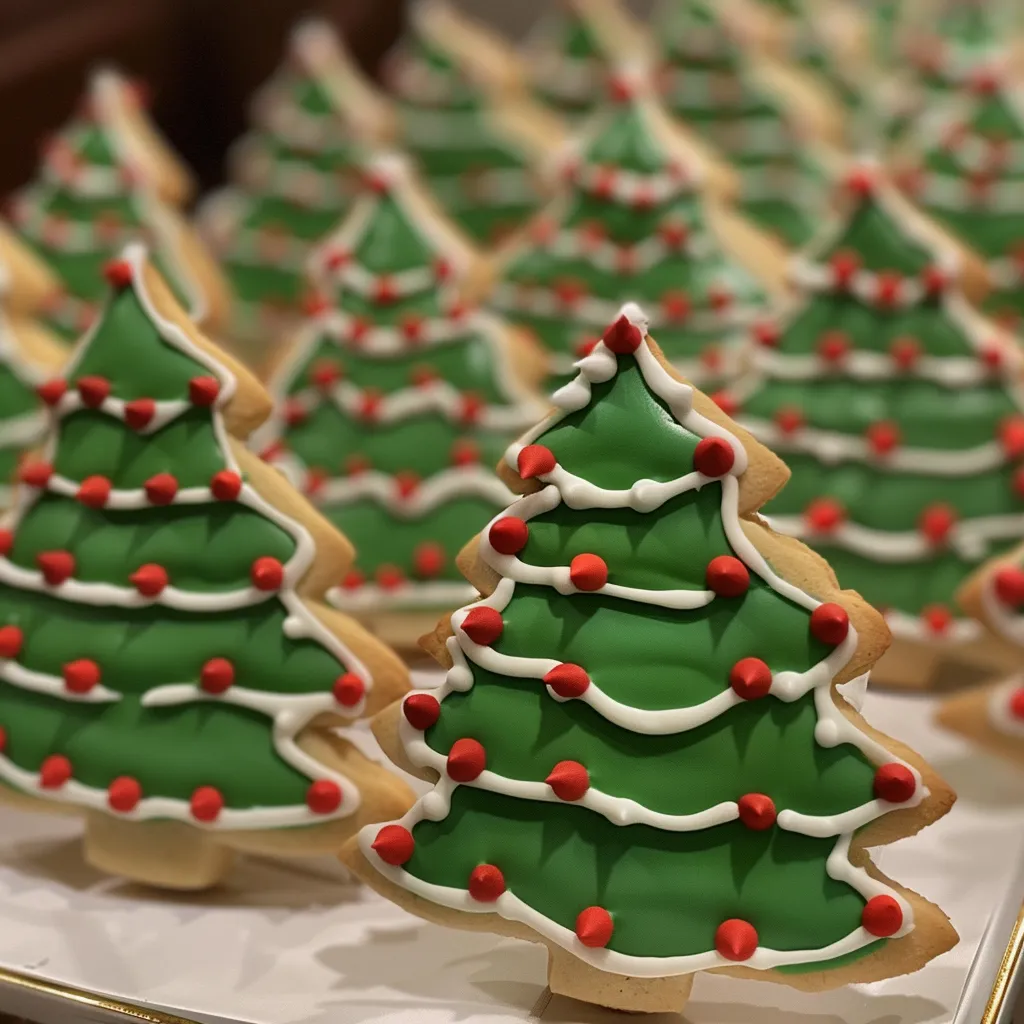 Easy & Delicious Christmas Tree Cookies Decorated Recipe