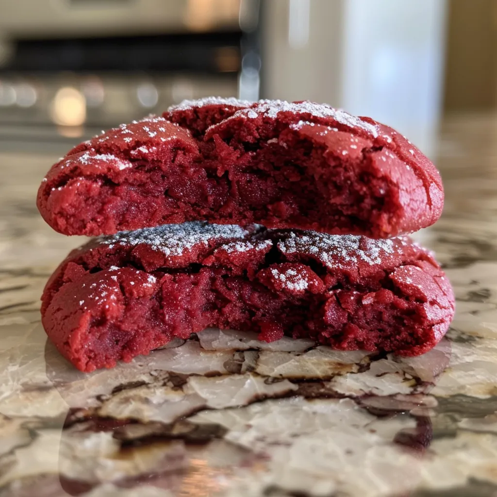 Red Velvet Crinkle Cookie: A Sweet Bite of Comfort