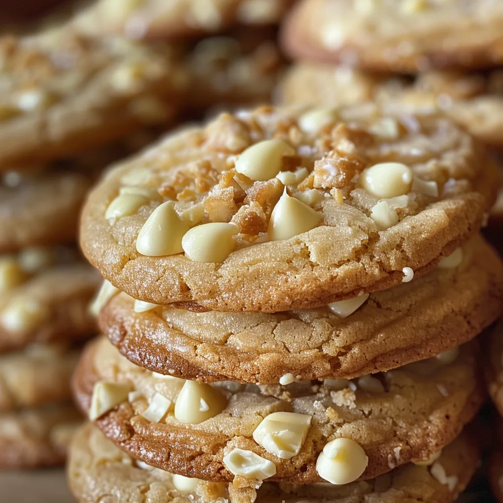 White Chocolate Dipped Chewy Maple Cookies for Christmas