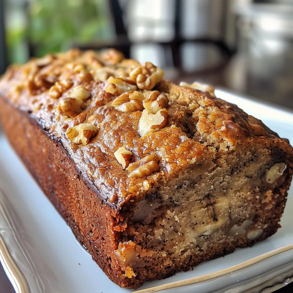 Banana Loaf with Walnuts