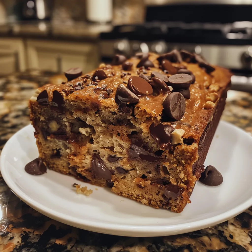 Indulge Guilt-Free: Vegan Banana Chocolate Chip Bread Delight!