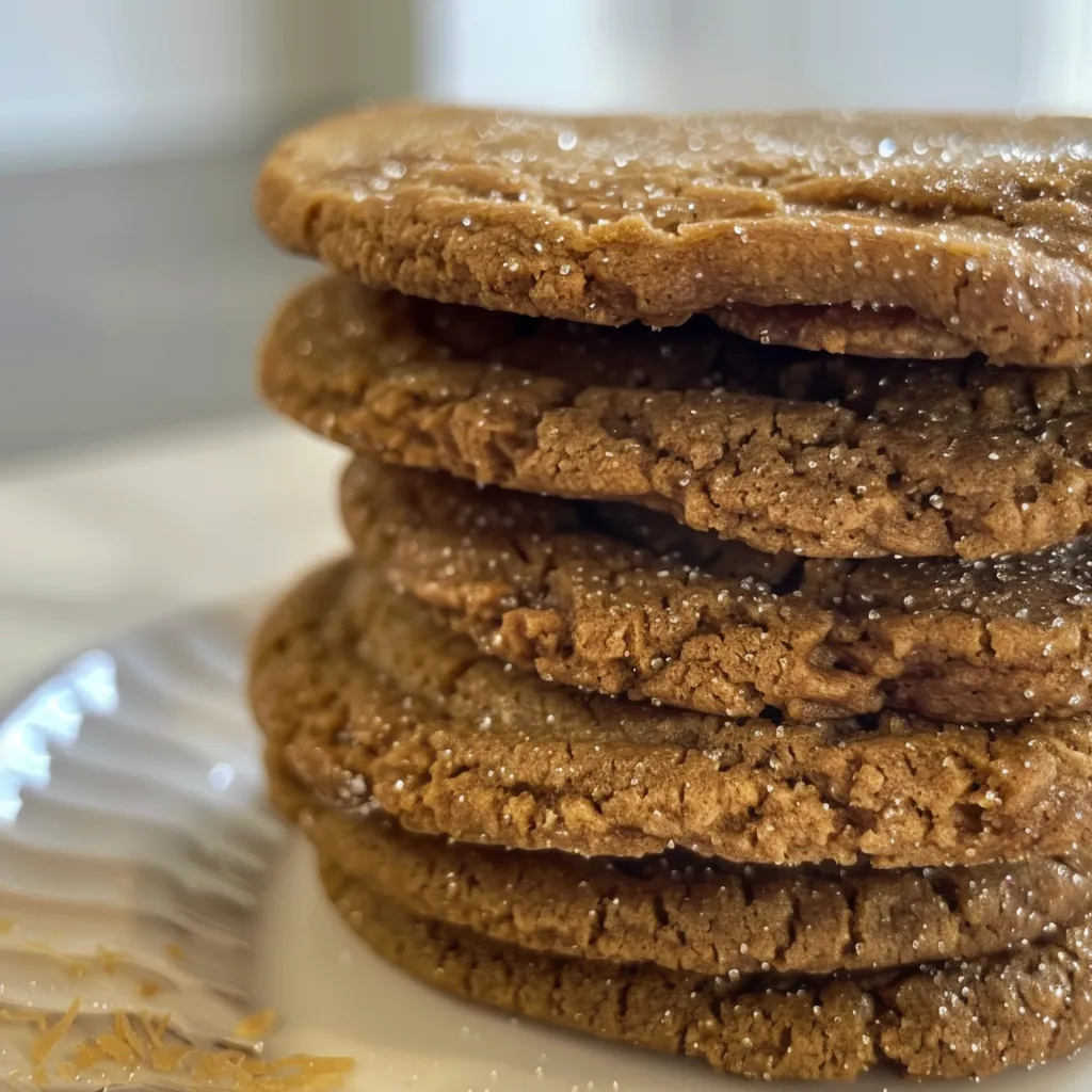 White Chocolate Dipped Ginger Cookies